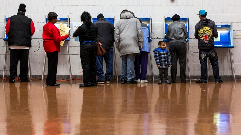 Election Day in the battleground state of Wisconsin.
