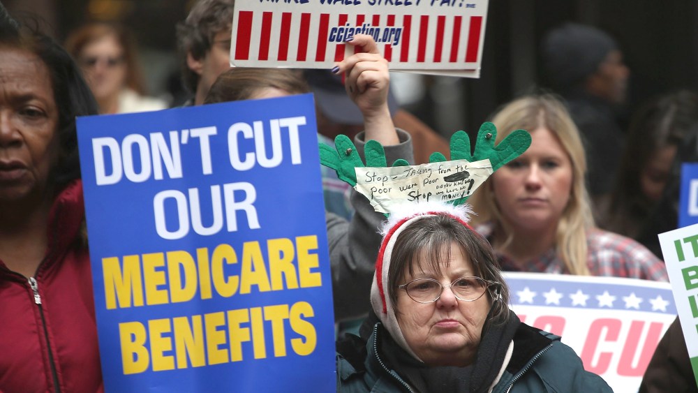 Image: Activists Erect Faux Shantytown To Draw Attention To Federal Budget Cuts