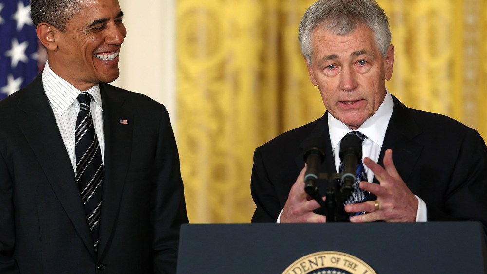 Image: Obama Nominates Hagel For Defense Secretary, Brennan For CIA Chief