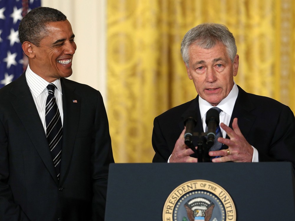 Image: Obama Nominates Hagel For Defense Secretary, Brennan For CIA Chief