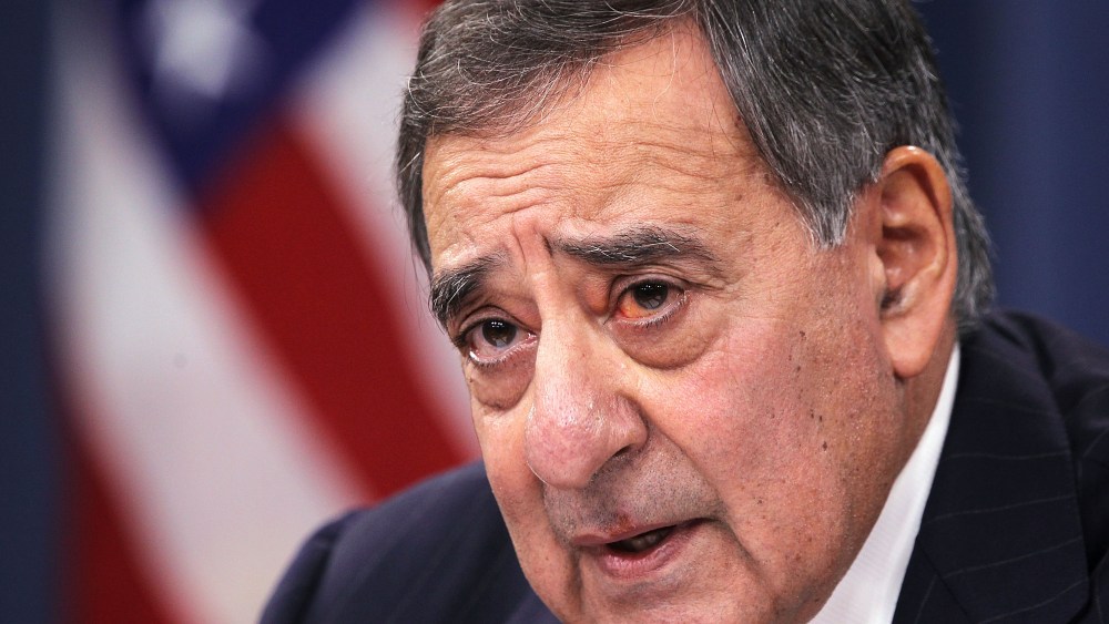 U.S. Defense Secretary Leon Panetta participates in a news briefing at the Pentagon January 10.(Photo by Alex Wong/Getty Images)