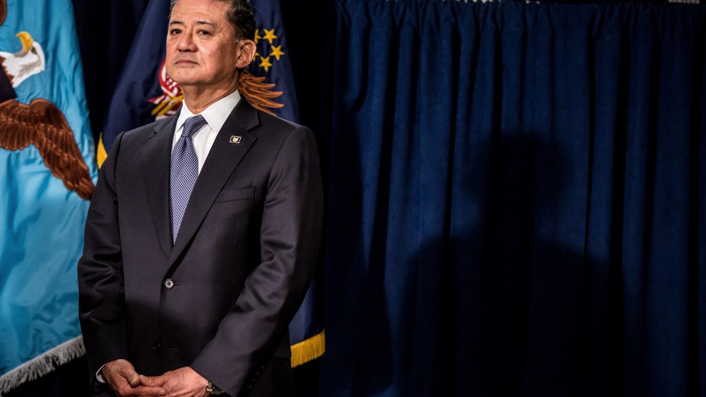 Veterans Affairs Secretary Eric Shinseki on Feb. 5, 2013 in Washington, DC.