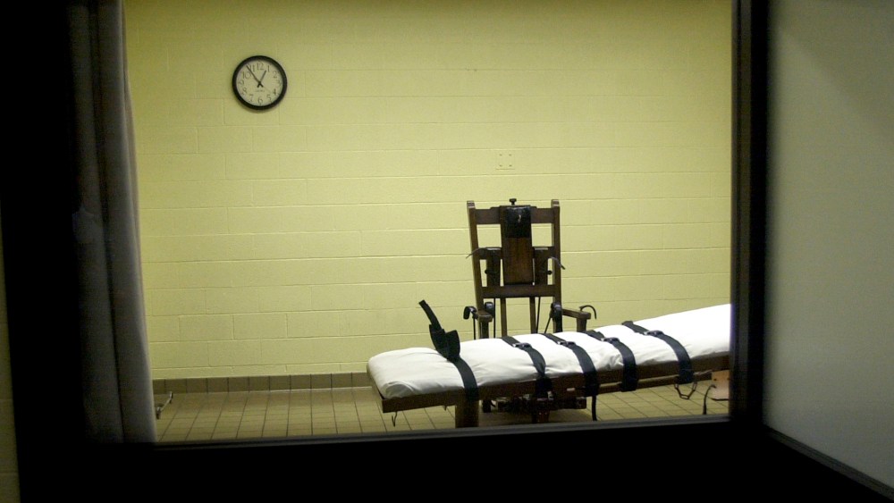 The death chamber. (Photo by Mike Simons/Getty)