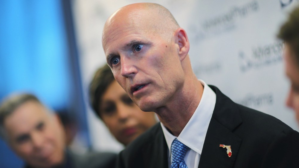 Florida Gov. Scott Visits Opening Of Advanced Pharma Facility- 09/25/13