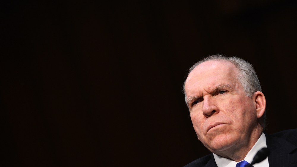 CIA Director John Brennan arrives to testify before a full committee hearing in Washington, DC, on March 12, 2013. (Photo by Jewel Samad/AFP/Getty)