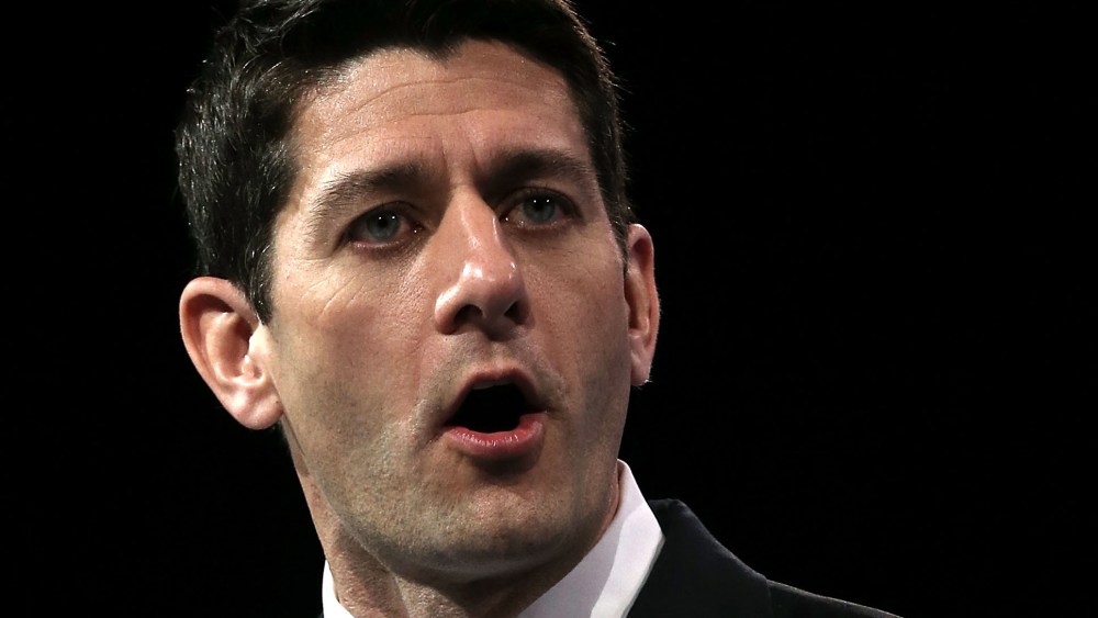U.S. Sen. Paul Ryan (R-WI) delivers remarks during the second day of the 40th annual Conservative Political Action Conference (CPAC) March 15, 2013 in National Harbor, Maryland. The American conservative Union held its annual conference in the suburb...