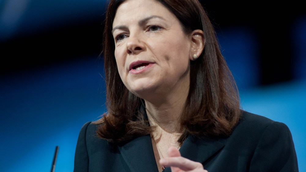 US Republican Senator from New Hampshire Kelly Ayotte speaks at the Conservative Political Action Conference (CPAC) in National Harbor, Maryland, on March 15, 2013.  (Photo by Nicholas Kamm/AFP/Getty Images)