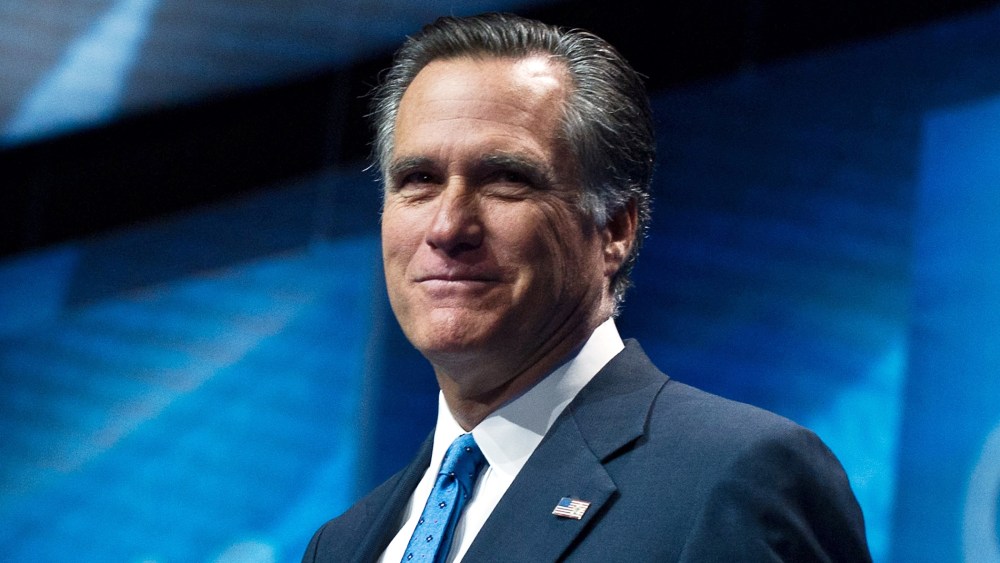 Mitt Romney arrives to speak speaks at CPAC in National Harbor, Maryland, March 15, 2013.