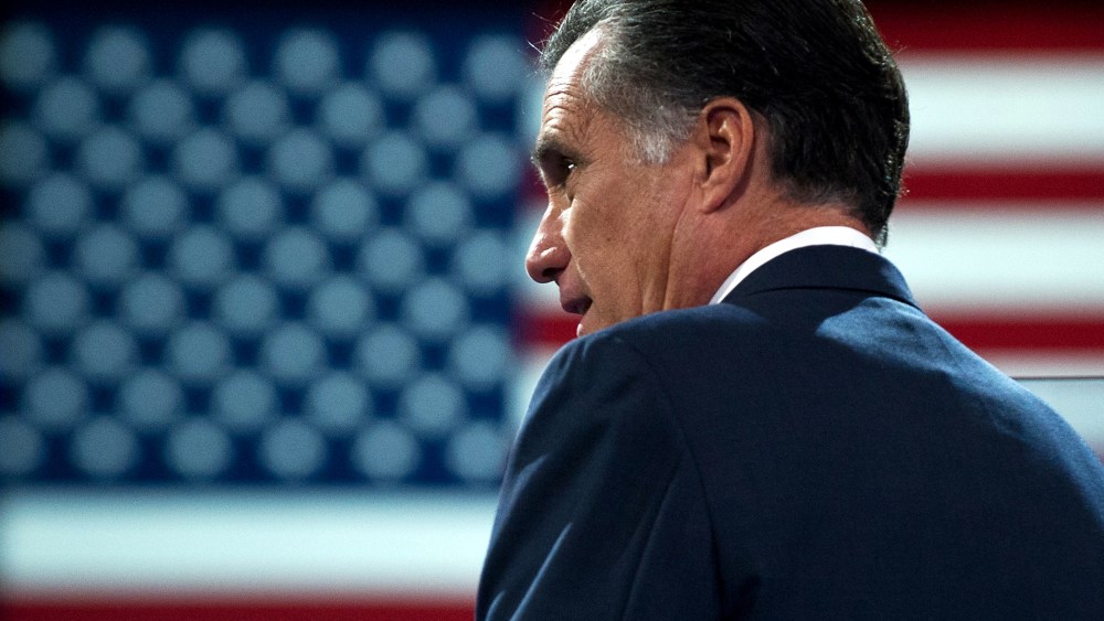 Former US Republican presidential candidate Mitt Romney speaks at the Conservative Political Action Conference (CPAC) in National Harbor, Maryland, on March 15, 2013.