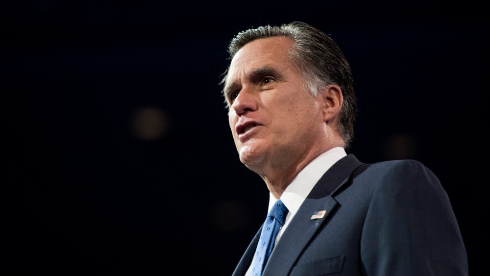 Mitt Romney speaks at the Conservative Political Action Conference, March 15, 2013, in National Harbor, Md.