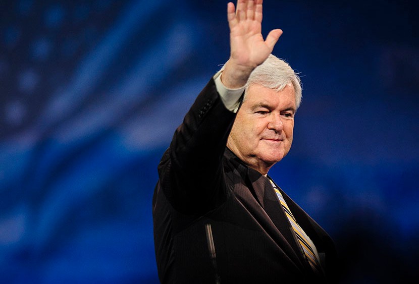 Newt Gingrich, former presidential candidate and Speaker of the U.S. House of Representatives, speaks at the 2013 Conservative Political Action Conference (CPAC) March 16, 2013 in National Harbor, Maryland. (Photo by Pete Marovich/Getty Images)