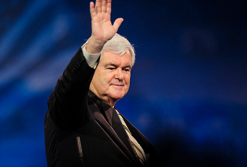Newt Gingrich, former presidential candidate and Speaker of the U.S. House of Representatives, speaks at the 2013 Conservative Political Action Conference March 16, 2013 in National Harbor, Maryland. (Photo by Pete Marovich/Getty)