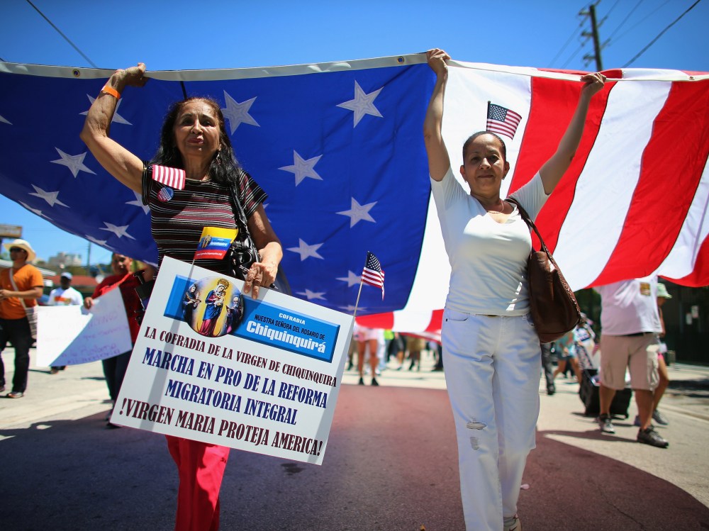 Activists March Through Miami For Immigration Reform- Sarlin- 09/20/13
