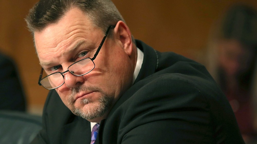 U.S. Sen. John Tester (D-MT), listens to testimony during a Senate Homeland Security hearing on Capitol Hill, April 10, 2013 in Washington, DC. The committee is hearing testimony on border security as some are calling for an overhaul of immigration...