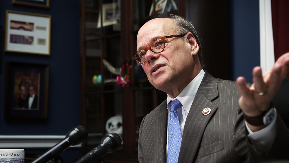U.S. Rep. Steve Cohen (D-TN) speaks to members of the media during a news conference in his office  April 12, 2013 on Capitol Hill in Washington, DC.