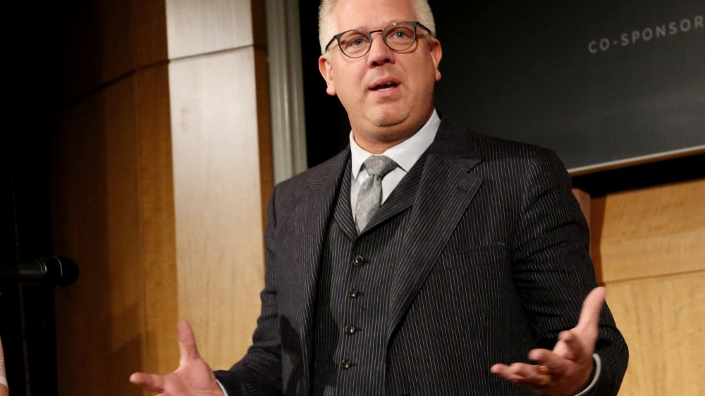 Glenn Beck speaks on April 26, 2013 in New York City.