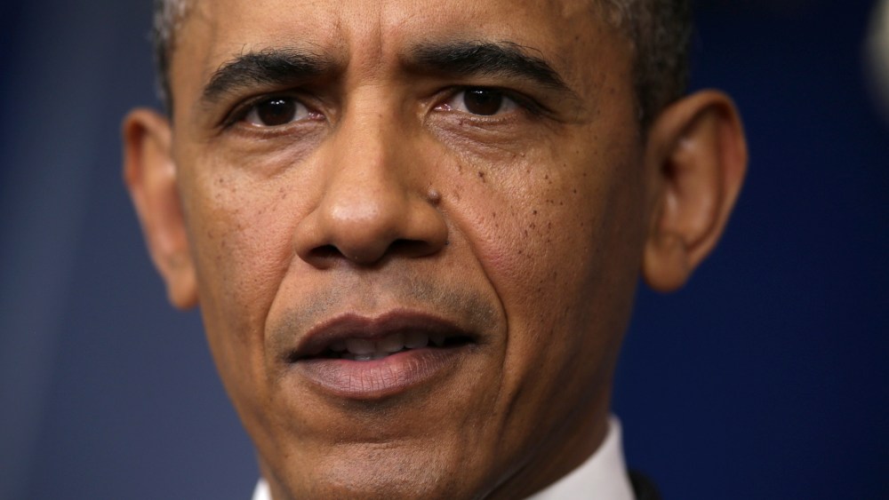 President Barack Obama during a press conference in the White House Briefing Room on April 30, 2013. (File photo by Chip Somodevilla/Getty Images)