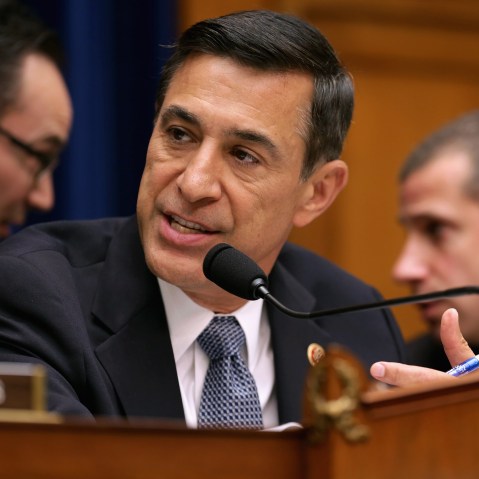 House Oversight and Government Reform Committee Committee Chairman Darrell Issa, R-Calif., argues that Washington played a role in the IRS scandal. (Photo by Chip Somodevilla/Getty Images)
