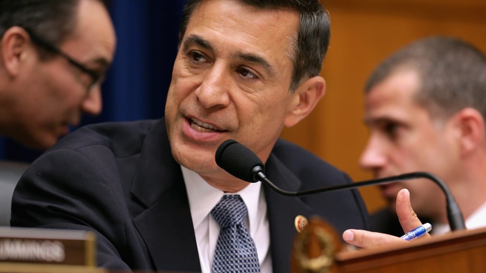 House Oversight and Government Reform Committee Committee Chairman Darrell Issa, R-Calif., argues that Washington played a role in the IRS scandal. (Photo by Chip Somodevilla/Getty Images)