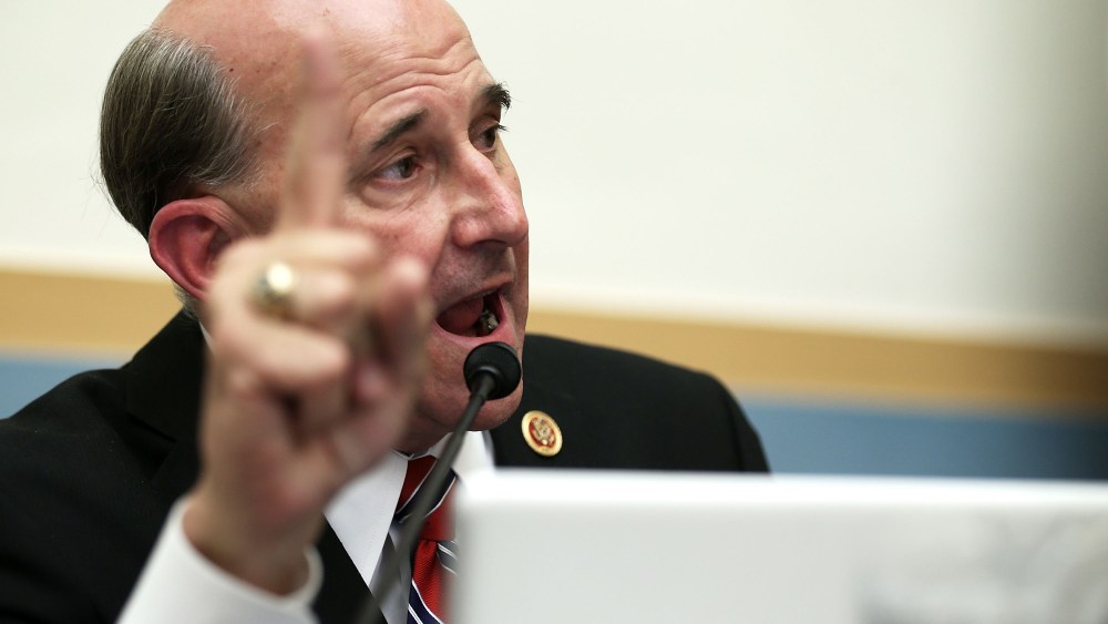 U.S. Rep. Louie Gohmert (R-TX) speaks during a hearing before the House Judiciary Committee on oversight of the U.S. Department of Justice May 15, 2013 on Capitol Hill in Washington, DC. (Photo by Alex Wong/Getty Images)