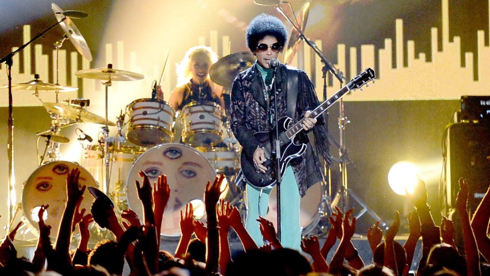 Musician Prince performs onstage during the 2013 Billboard Music Awards at the MGM Grand Garden Arena on May 19, 2013 in Las Vegas, Nevada. (Photo by Ethan Miller/Getty)