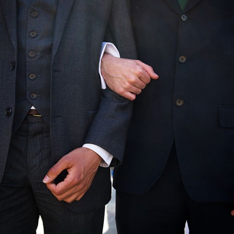 Supporters of same-sex marriage. (Photo by Leon Neal/AFP/Getty Images)