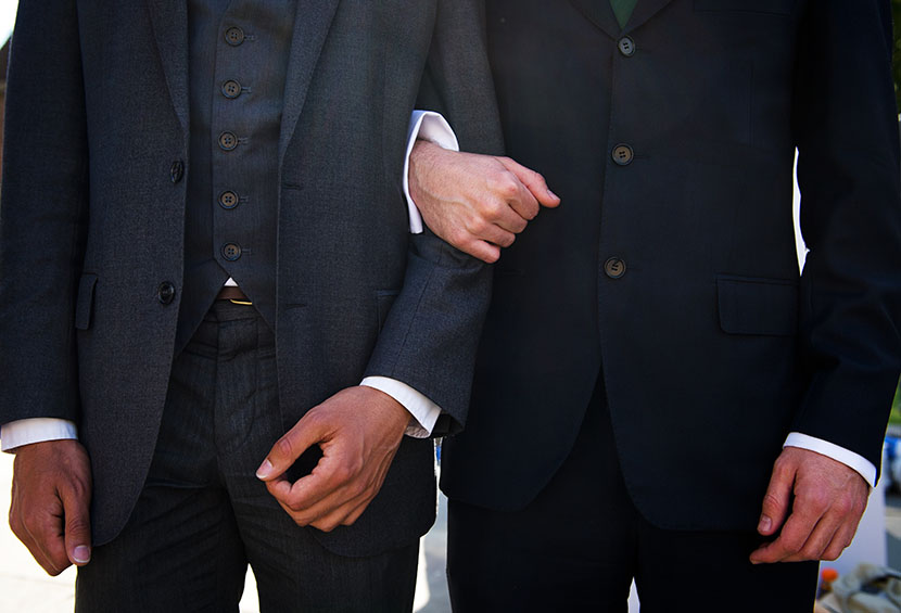 Supporters of same-sex marriage. (Photo by Leon Neal/AFP/Getty Images)