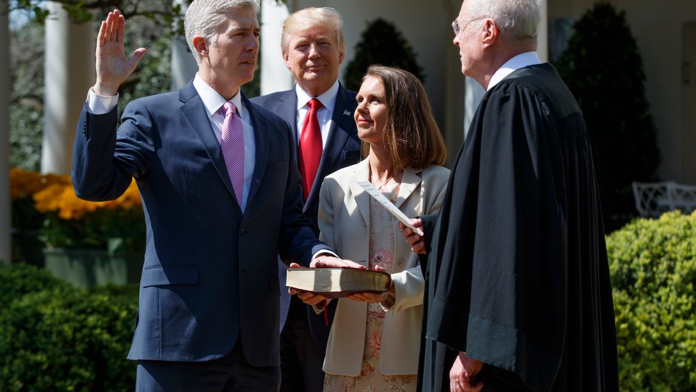 Donald Trump, Neil Gorsuch, Anthony Kennedy