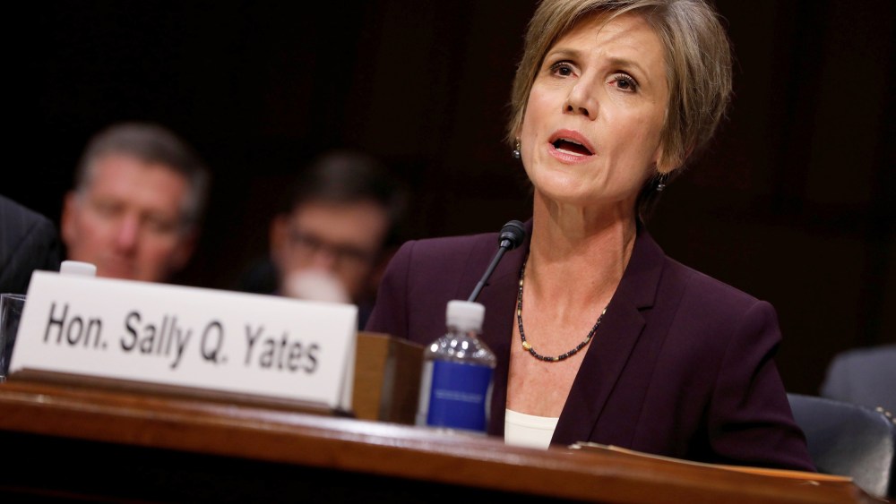 Image: Former Acting Attorney General Sally Yates Testifies