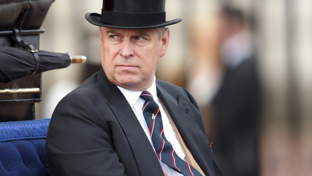 Prince Andrew, Duke of York returns to Buckingham Palace in a horse drawn carriage on June 15, 2013 in London, England.