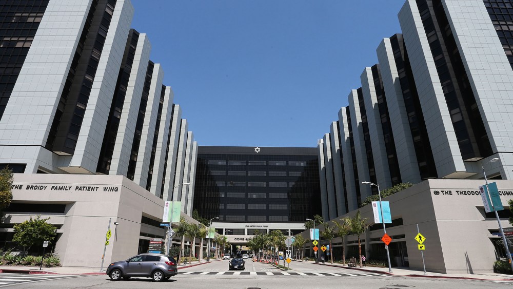 General View of Cedars-Sinai Hospital on June 17, 2013 in Los Angeles, Calif. (Photo by Frederick M. Brown/Getty)