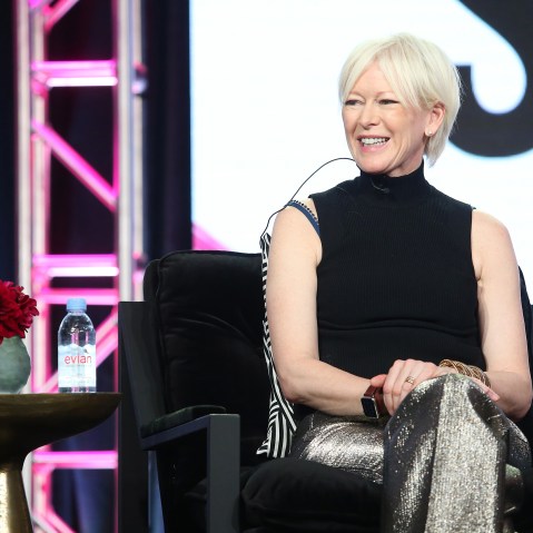 Image: Joanna Coles of the television show 'So Cosmo' speaks onstage
