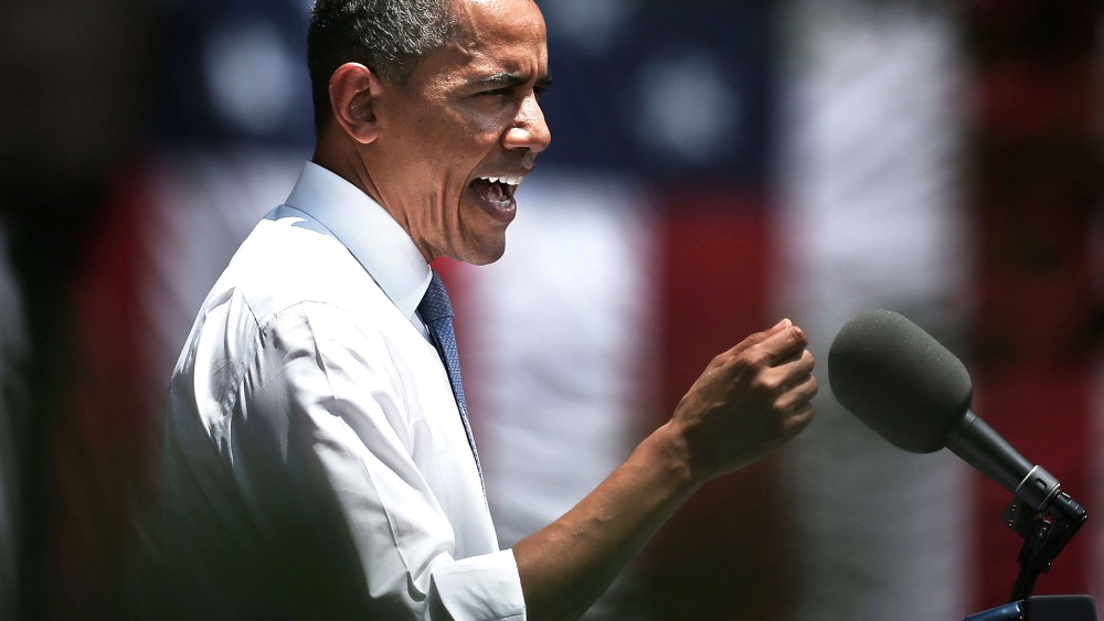 President Obama speaks as he unveils his plan on climate change at Georgetown University, June 25, 2013.