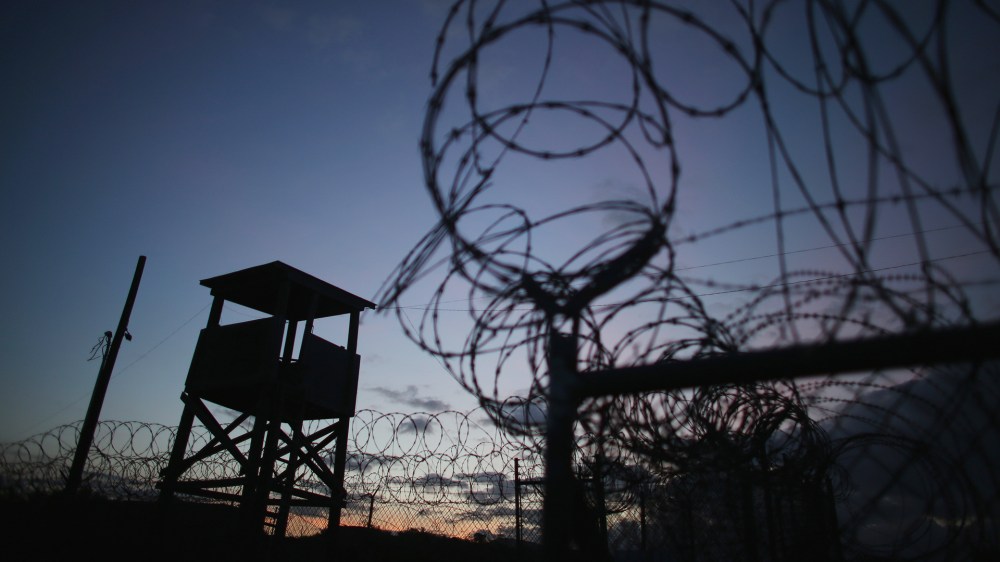 A watch tower is seen in the currently closed Camp X-Ray, which was the first detention facility to hold 'enemy combatants' at the U.S. Naval Station, on June 27, 2013 in Guantanamo Bay, Cuba.