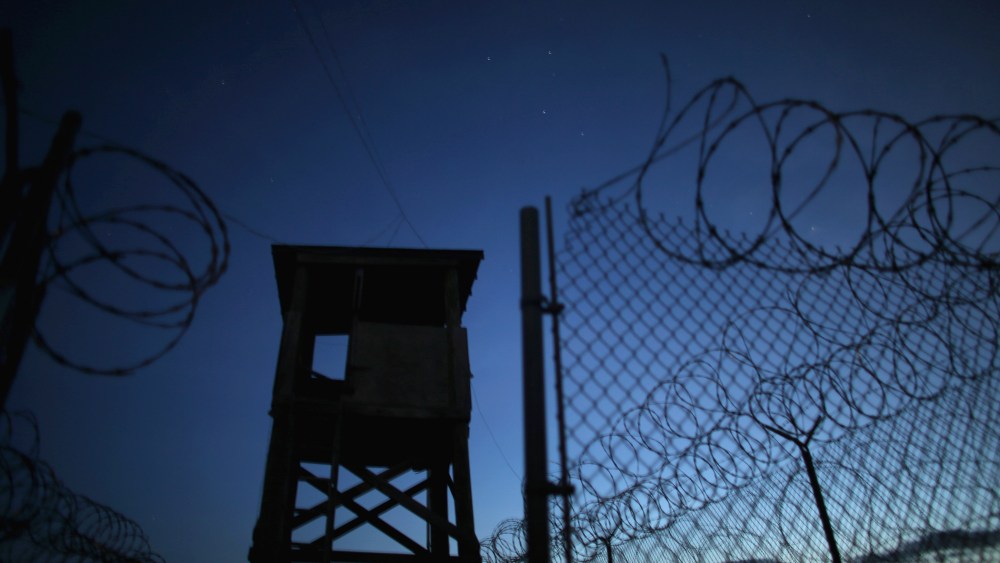 A watch tower is seen in the currently closed Camp X-Ray which was the first detention facility to hold enemy combatants at the U.S. Naval Station on June 27, 2013 in Guantanamo Bay, Cuba. (Photo by Joe Raedle/Getty)