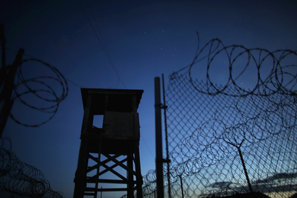 A watch tower is seen in the currently closed Camp X-Ray which was the first detention facility to hold enemy combatants at the U.S. Naval Station on June 27, 2013 in Guantanamo Bay, Cuba. (Photo by Joe Raedle/Getty)