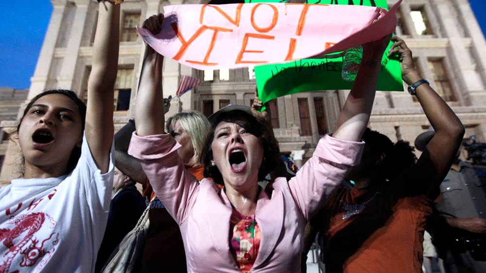 Pro-Life And Pro-Choice Supporters Rally At Texas Capitol