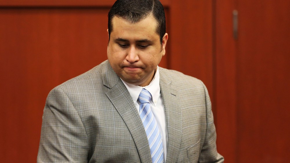 George Zimmerman arrives for his trial, July 10, 2013.