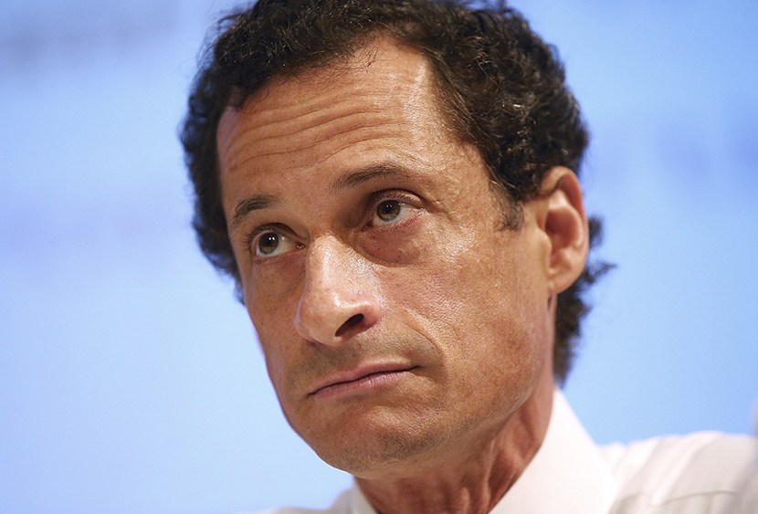 New York City Mayoral candidate Anthony Weiner attends the Council of Senior Centers and Services of NYC Mayoral Forum at New York University on July 11, 2013 in New York City. (Photo by Mario Tama/Getty Images)