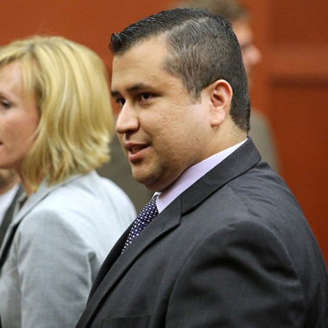 George Zimmerman leaves the courtroom a free man after being found not guilty, on the 25th day of his trial at the Seminole County Criminal Justice Center July 13, 2013 in Sanford, Florida. Zimmerman was charged with second-degree murder in the 2012...
