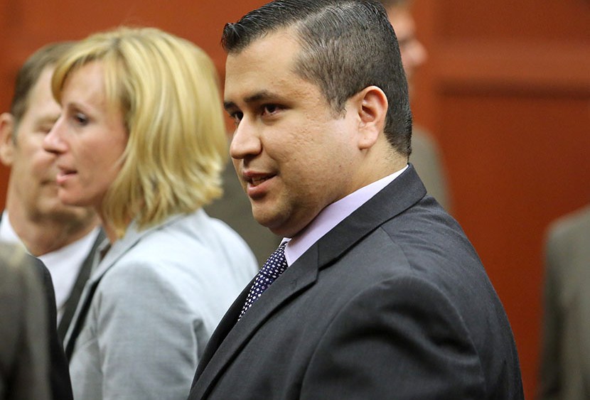 George Zimmerman leaves the courtroom a free man after being found not guilty, on the 25th day of his trial at the Seminole County Criminal Justice Center July 13, 2013 in Sanford, Florida. Zimmerman was charged with second-degree murder in the 2012...