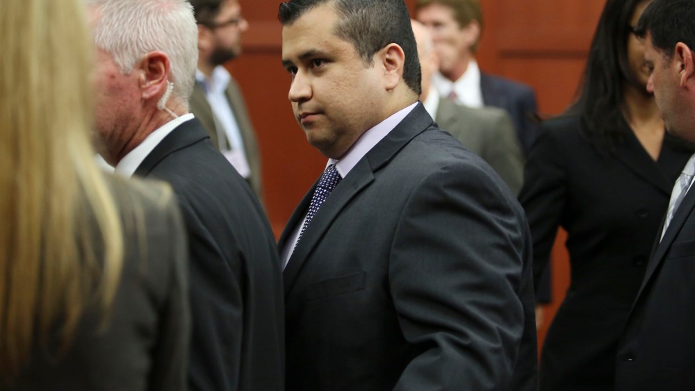 George Zimmerman leaves court with his family after a jury found him not guilty in Seminole circuit court July 13, 2013 in Sanford, Fla.George Zimmerman leaves court with his family after a jury found him not guilty in Seminole circuit court July 13, 2013