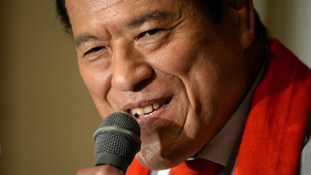 Antonio Inoki, a Japanese politician and former wrestler, in Tokyo on Aug. 5, 2013.