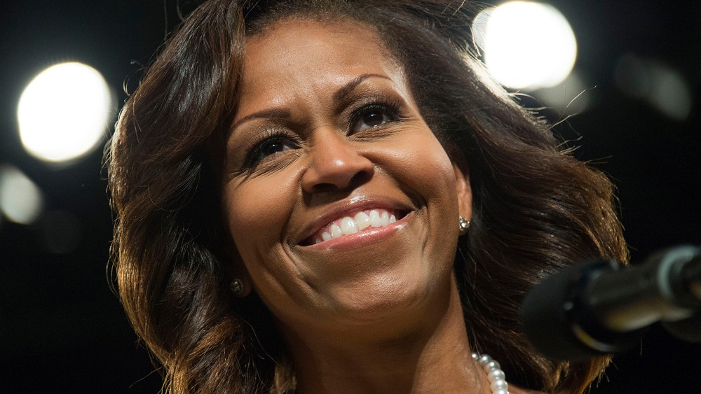 First Lady Michelle Obama speaks at the Disabled American Veterans National Convention in Orlando, Fla. on Aug. 10, 2013.