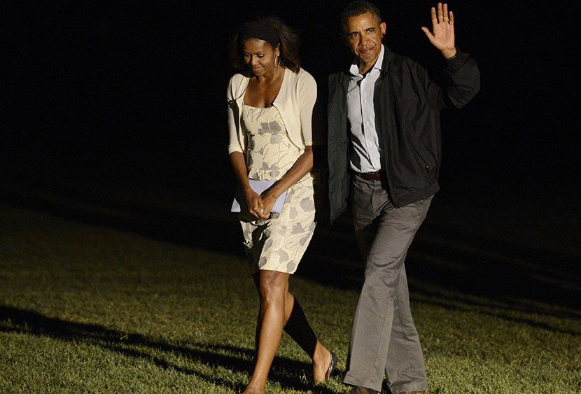 Obama Returns From Vacation - Aliyah Frumin - 08/19/2013