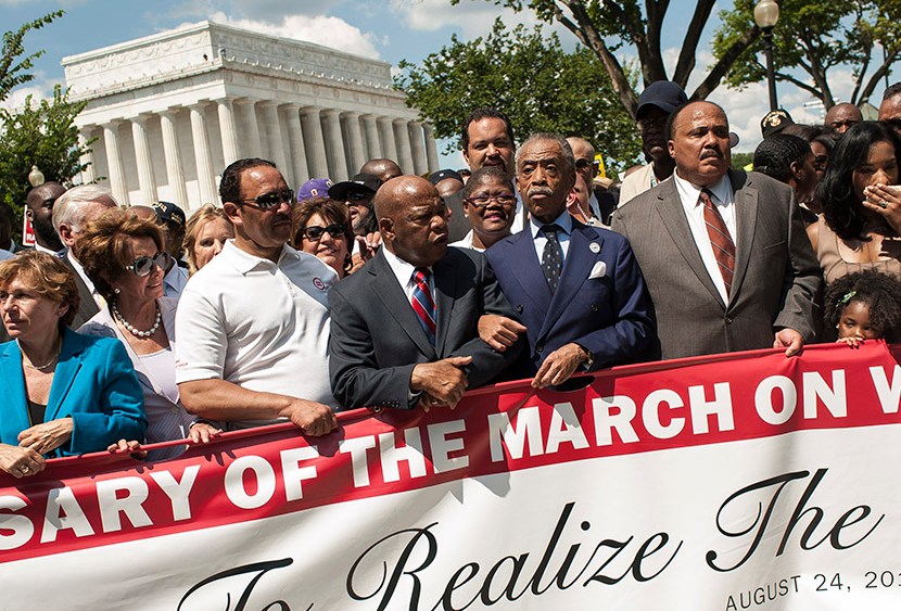 50th Anniversary Of Martin Luther King's March On Washington Commemorated In DC