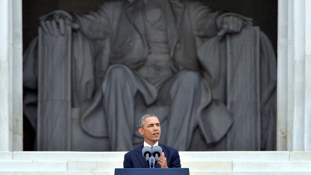 US-POLITICS-OBAMA-MLK-MARCH-ANNIVERSARY