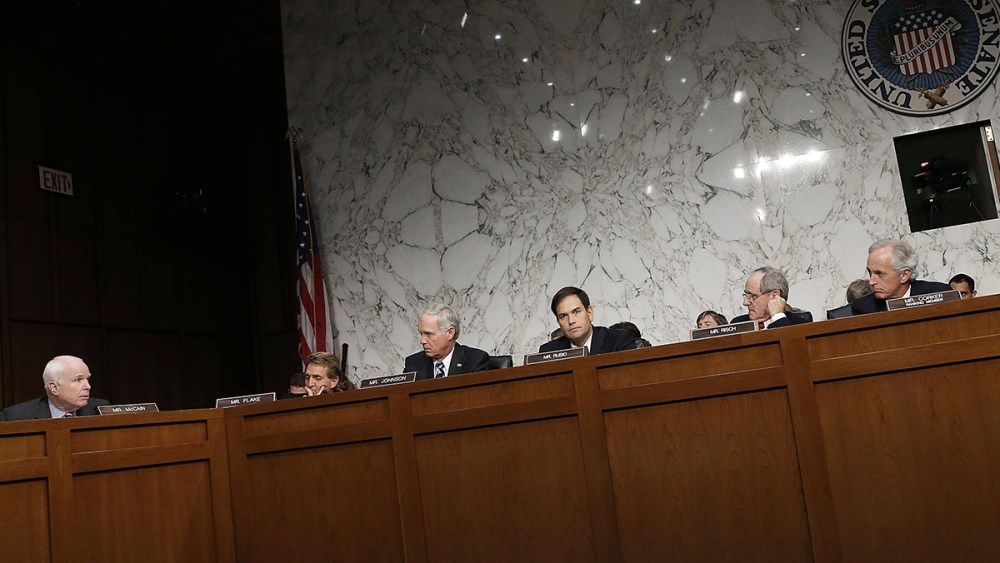 Senate Foreign Relations Cmte Holds Business Meeting On Use Of Force In Syria