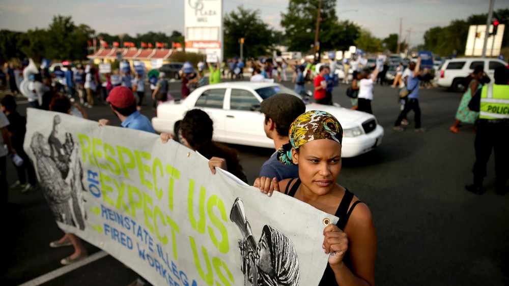 Activists Rally To Support Wal-Mart Workers For Better Jobs And Wages