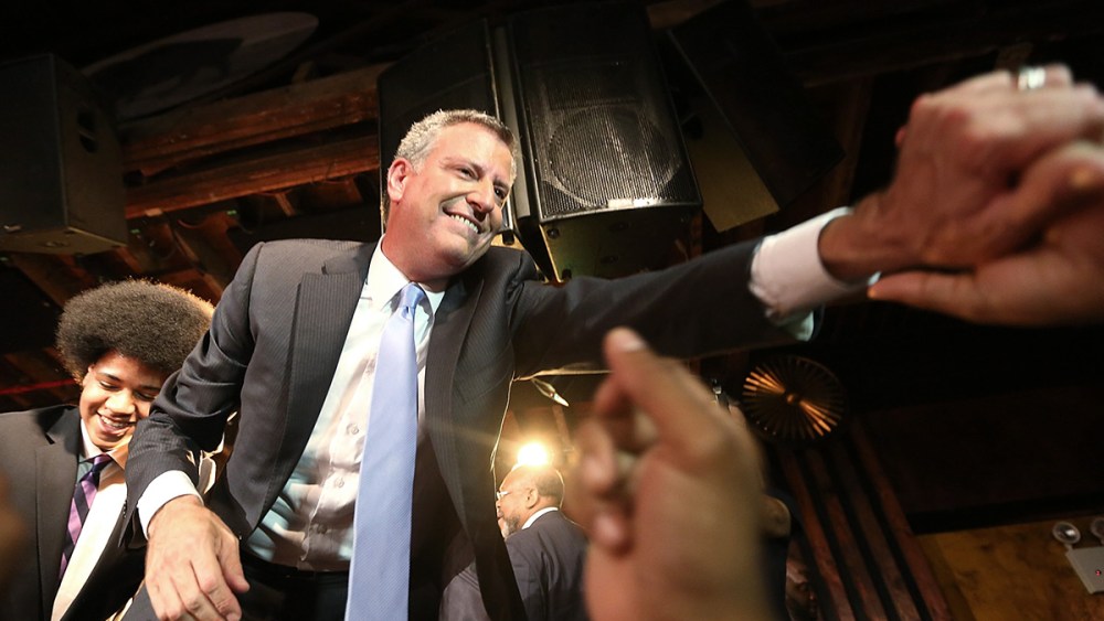 NYC Mayoral Candidate Bill De Blasio Hosts Primary Night Party In Brooklyn